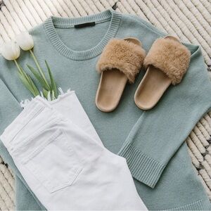 Jenni Kayne Shearling Slide (like new)